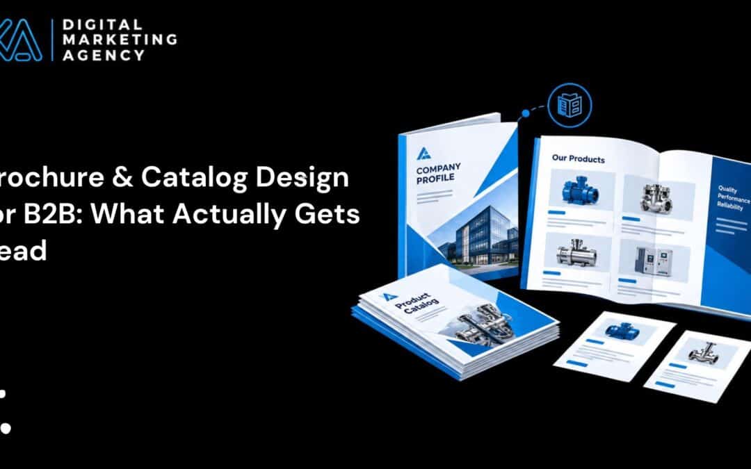 Brochure & Catalog Design for B2B: What Actually Gets Read